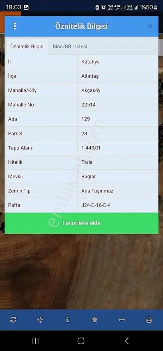 Kütahya Altıntaş Akçaköy Fırsat Tarla — fotoğraf 2