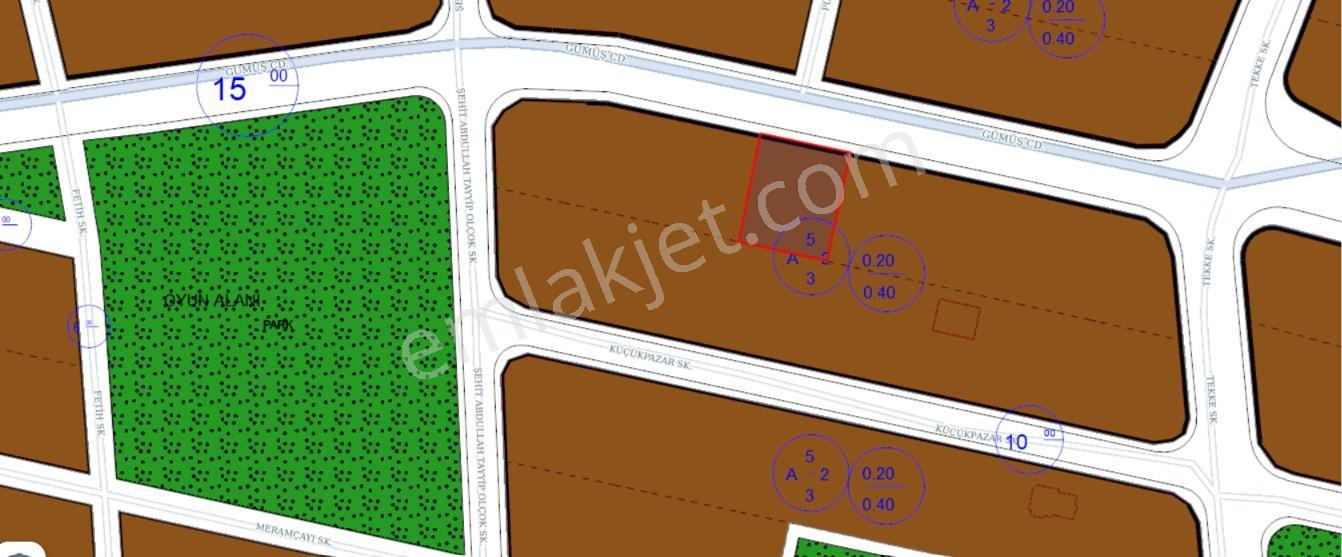 Selçuklu Gülistan Parsellerinde 543 M2 Satılık Arsa