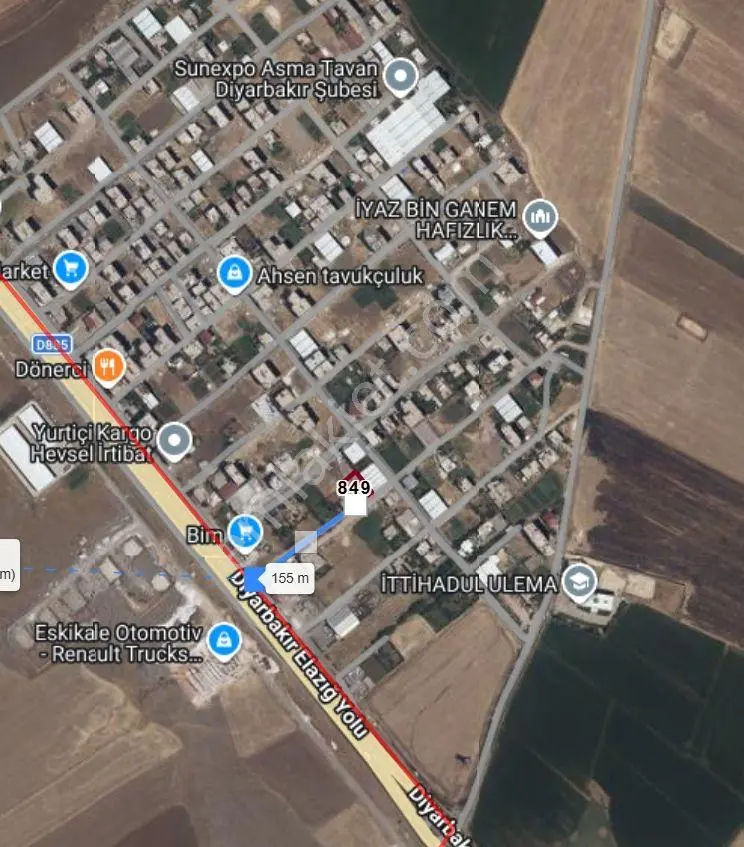 Diyarbakır Elazığ Yoluna 150 M Mesafede Müstakil Tapulu Arsa — fotoğraf 2