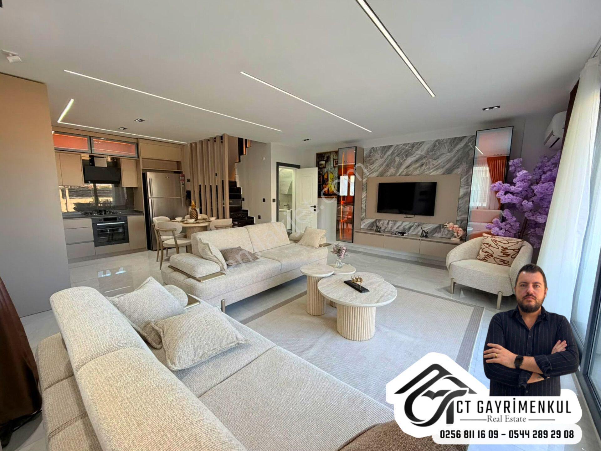 Didim'de Satılık 3+1 Müstakil Girişli Havuzlu Bahçeli Full Eşyalı Tripleks Villa — fotoğraf 17