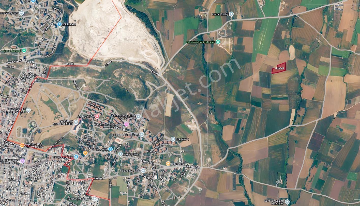 Bandırma Kayacık'Ta Yatırım Fırsatı İmar Avantajlı Satılık Arsa