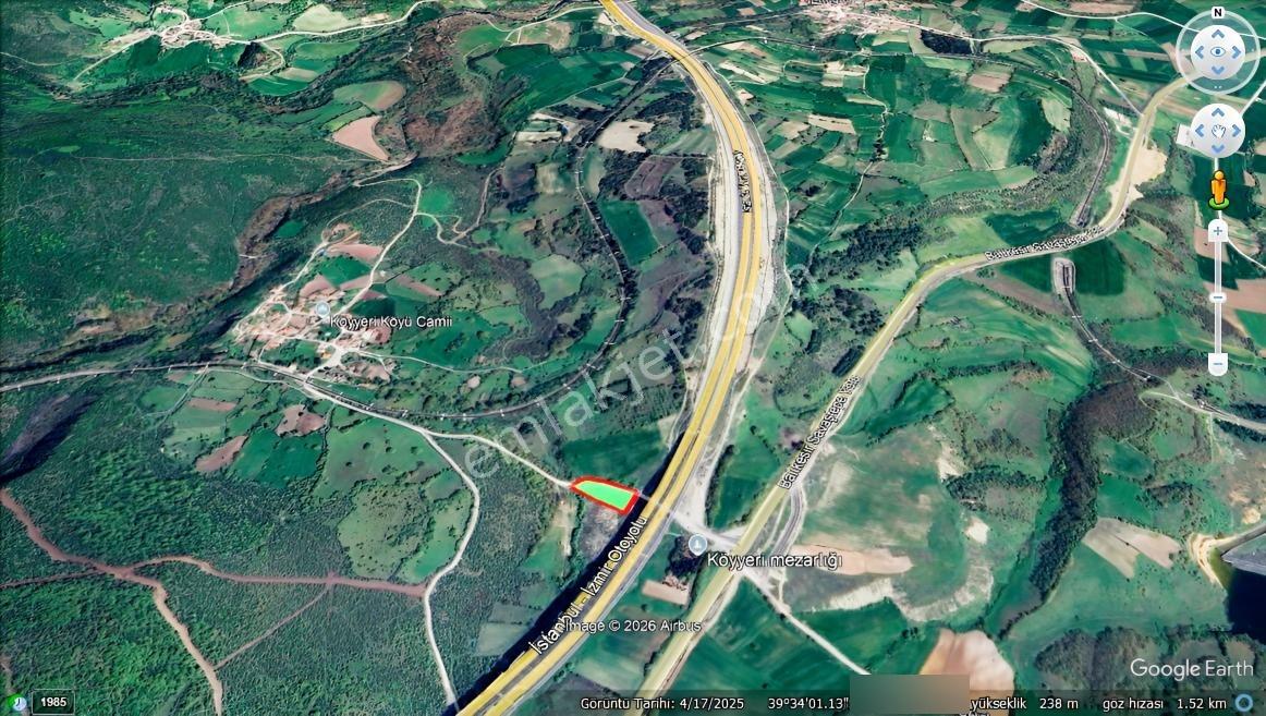 Hega İnvest'den Kuyualan'da Yola Cepheli 3.042 M2 Tarla — fotoğraf 7