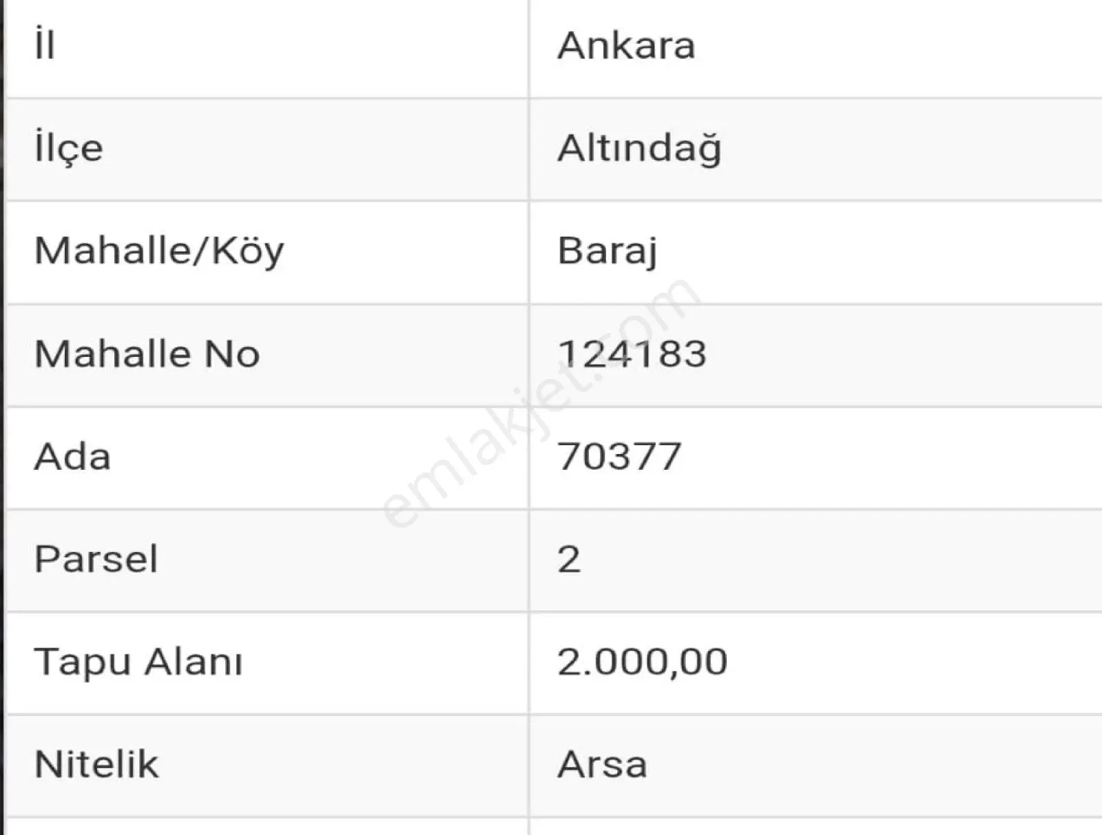 Vip'den Altındağ Baraj Mahallesi'nde Satılık 183 M² Konut İmarlı Arsa — fotoğraf 3