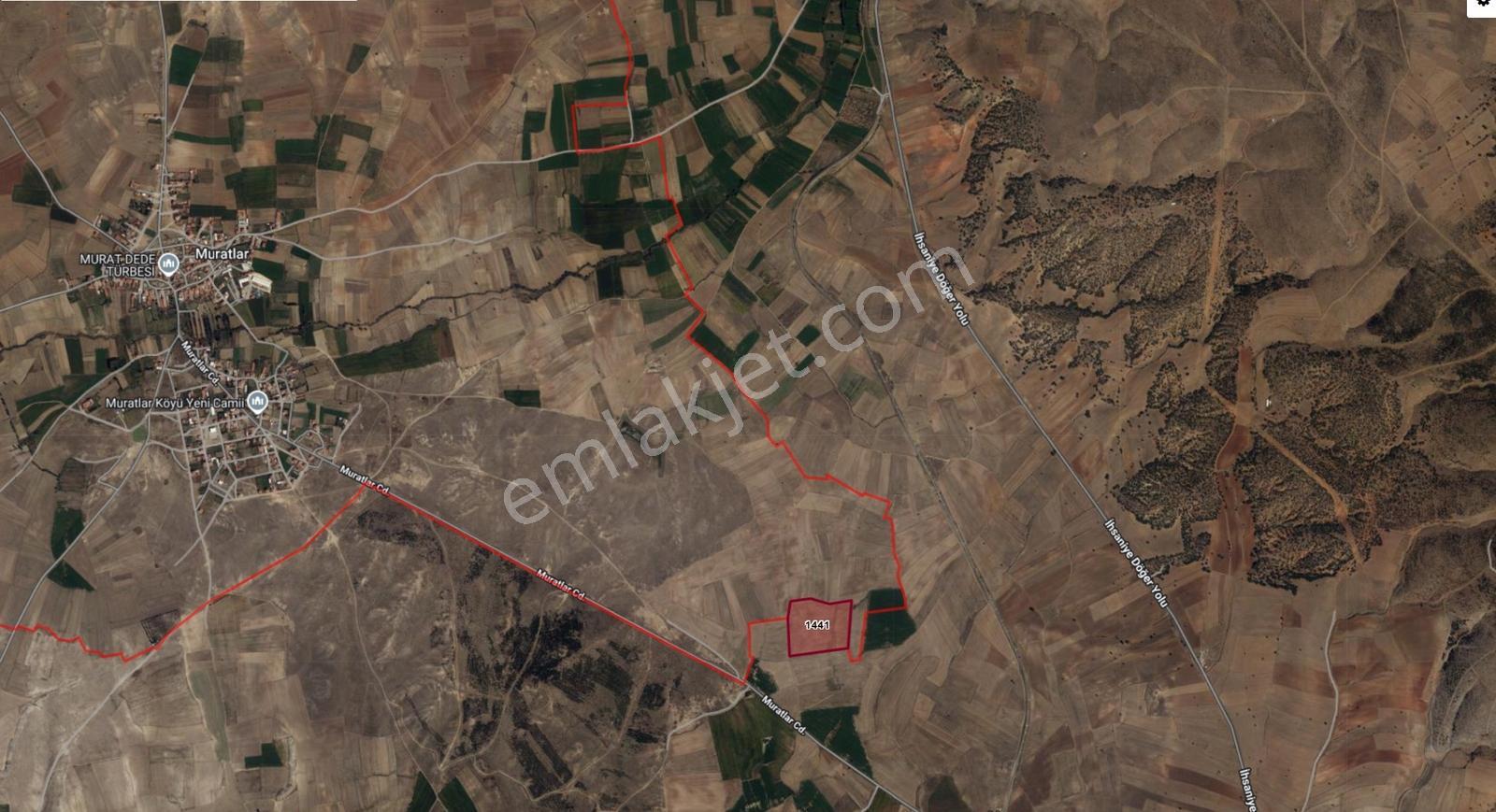 İhsaniye Muratlar Köyünde Satılık 54.600 M² Tarla..!