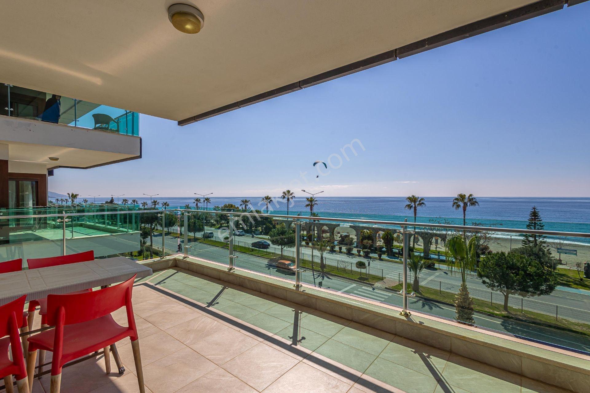 Alanya Kestelde Denize Sıfır Deniz Manzaralı 3+1 Eşyalı Daire — fotoğraf 13