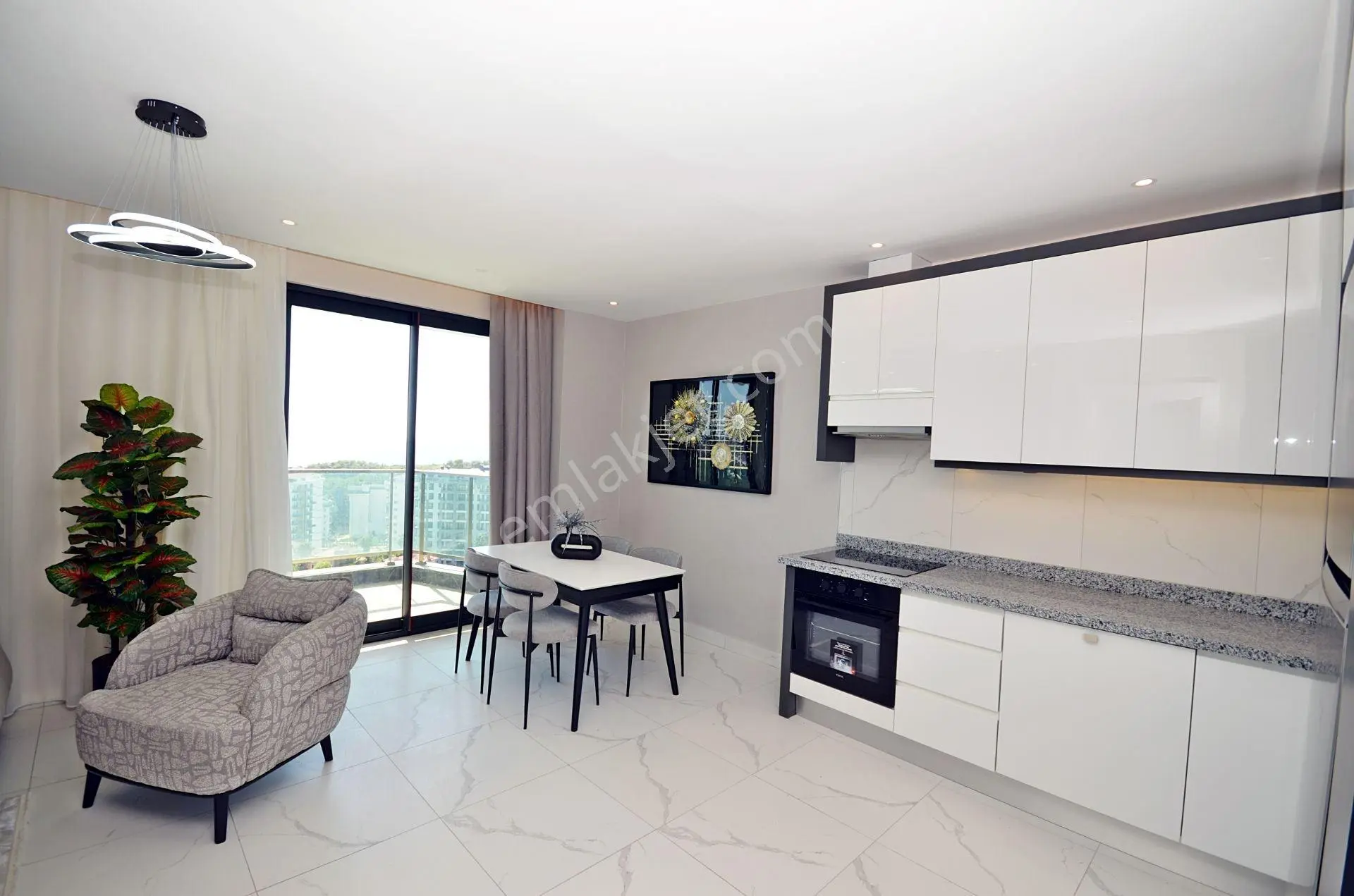 Alanya Avsallarda Muhteşem Deniz Manzaralı Full Eşyalı 2+1 Satılık Penthouse — fotoğraf 3