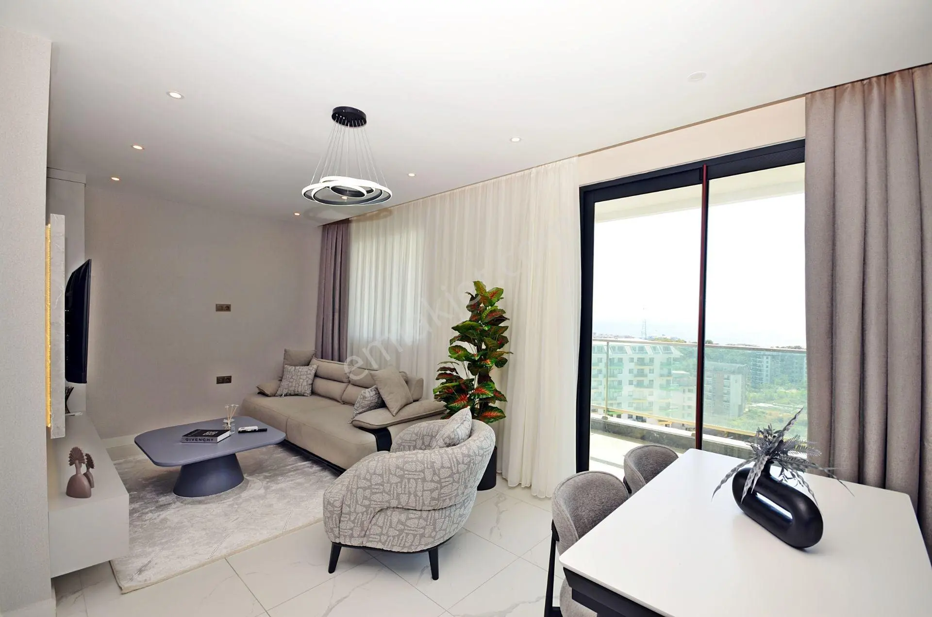 Alanya Avsallarda Muhteşem Deniz Manzaralı Full Eşyalı 2+1 Satılık Penthouse — fotoğraf 5