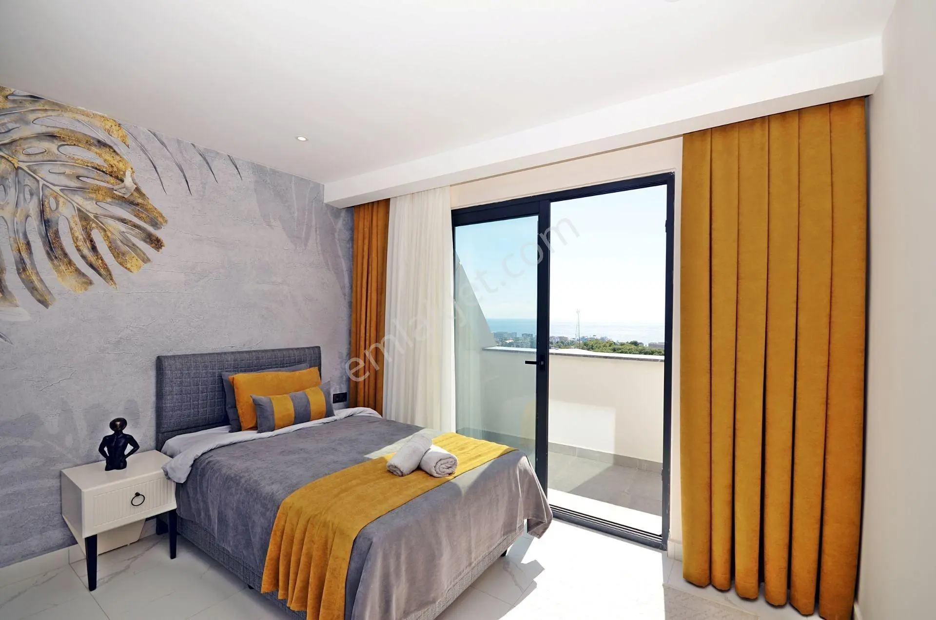 Alanya Avsallarda Muhteşem Deniz Manzaralı Full Eşyalı 2+1 Satılık Penthouse — fotoğraf 9