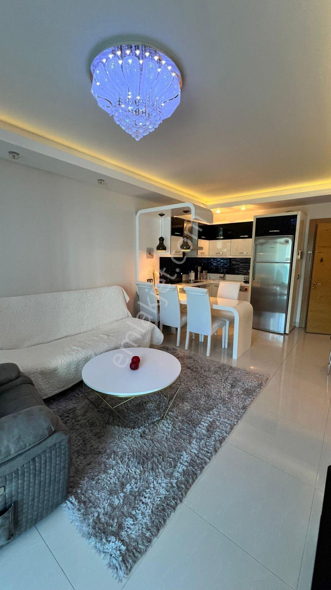 Alanya Mahmutlar’da Lüks Kompleks İçerisinde Full Eşyalı 1+1 Satılık Daire — fotoğraf 16