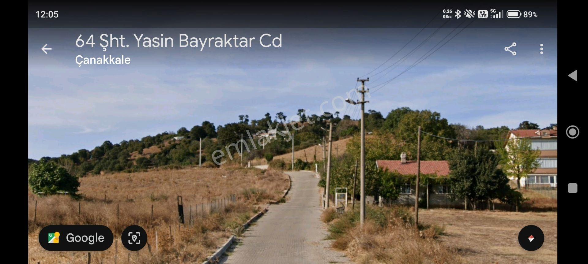 Kaz Dağları Ve Şehir Manzaralı 507 M² %40 2 Kat Villa İmarlı Köşe Arsa | Çanakkale Çan Osmanefendi — fotoğraf 8