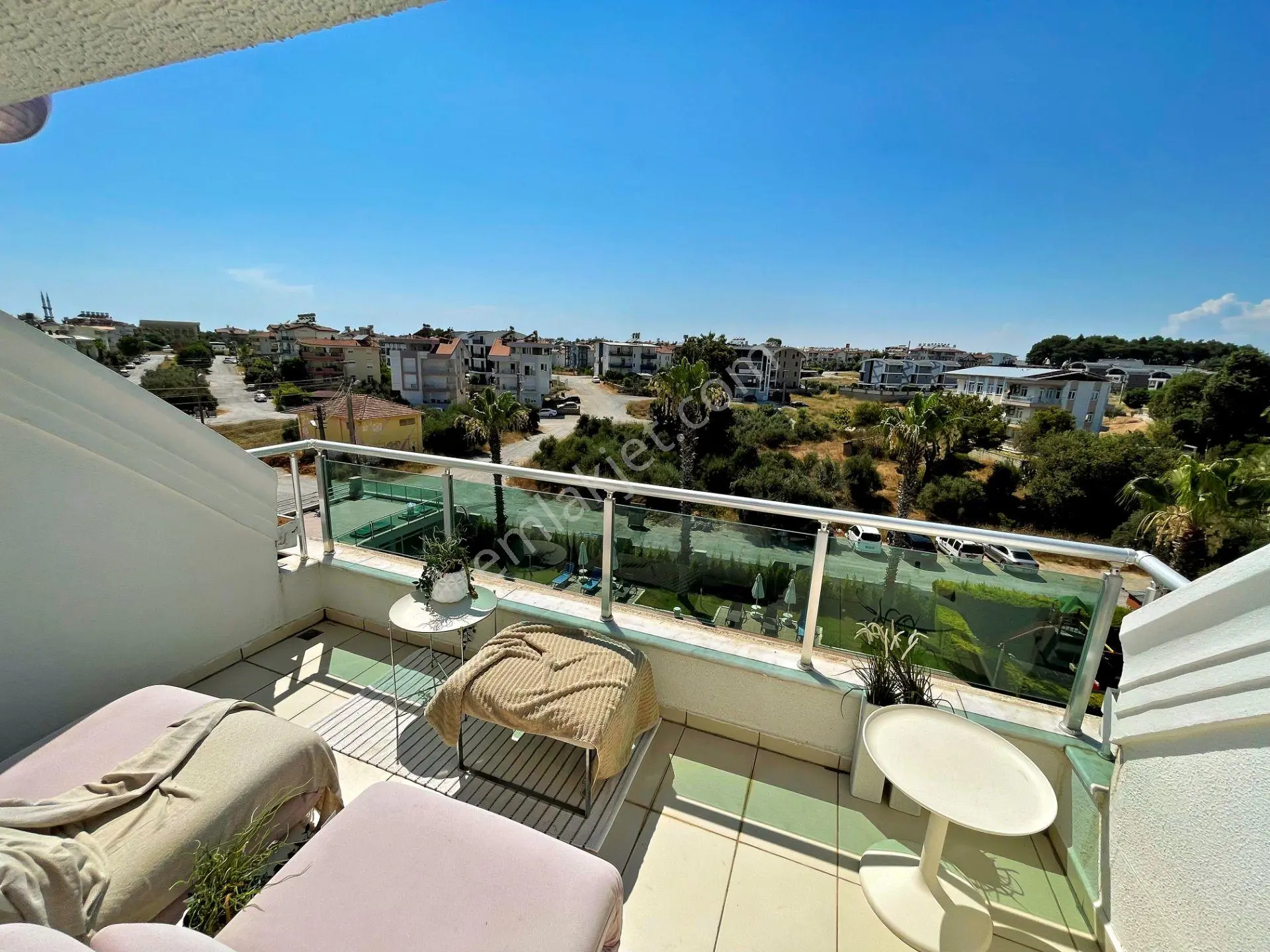 Side Flora Garden'da Havuz Manzaralı Full Eşyalı Köşe 3+1 Dubleks — fotoğraf 31
