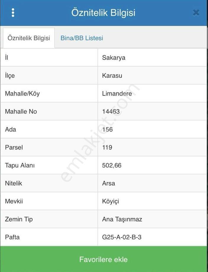 Karasu Limandere'de Projesi Hazır Satılık İmarlı Arsa — fotoğraf 8