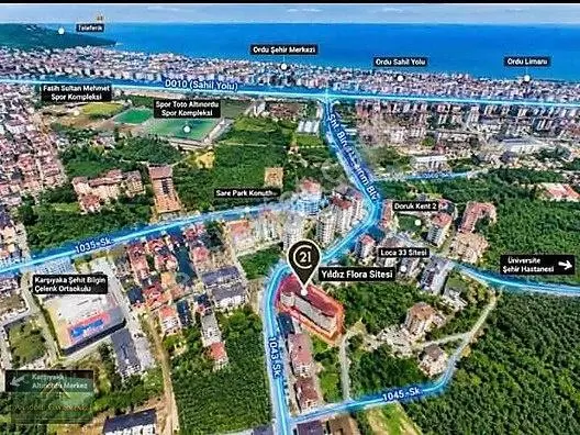Ordu Karşıyakada Flora Sitesinde Lüks 3+1 Daire! — fotoğraf 23