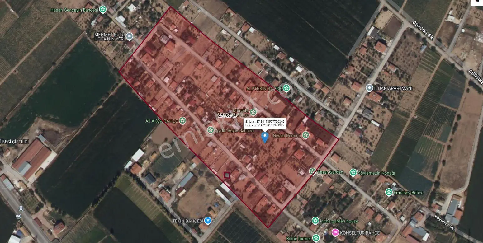 Meram Harmancık'ta Satılık 500 M² Yatırımlık Tarla — fotoğraf 7