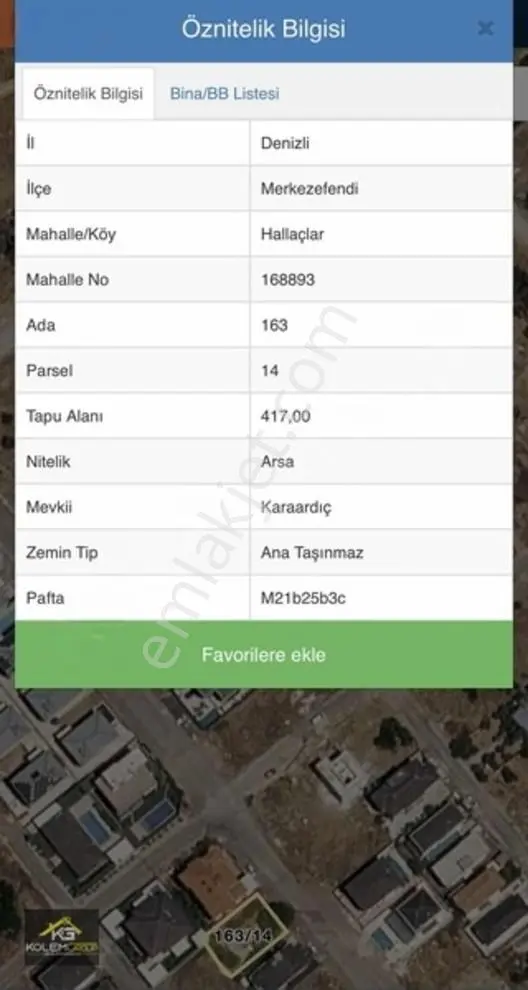 Kölem Group'tan Hallaçlarda 417m2 Satılık Arsa ! — fotoğraf 7