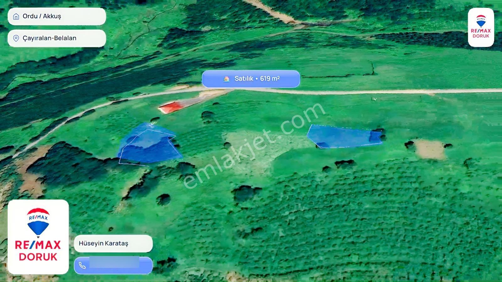 Akkuş Çayıralan/belalan'da 2 Adet Satılık Tarla - Toplam 1460 M² — fotoğraf 3