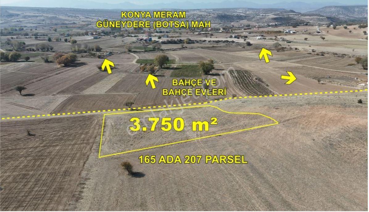 Konya Meram Güneydere Mahallesinde 3.750 M² Müstakil Tapulu Tarla