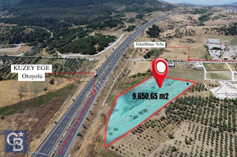 Aliağa Güzelhisar'da Kuzey Ege Otoyolu Cepheli 9.650,65 M² Arazi