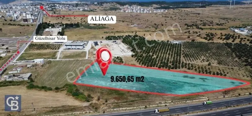 Aliağa Güzelhisar'da Kuzey Ege Otoyolu Cepheli 9.650,65 M² Arazi — fotoğraf 4