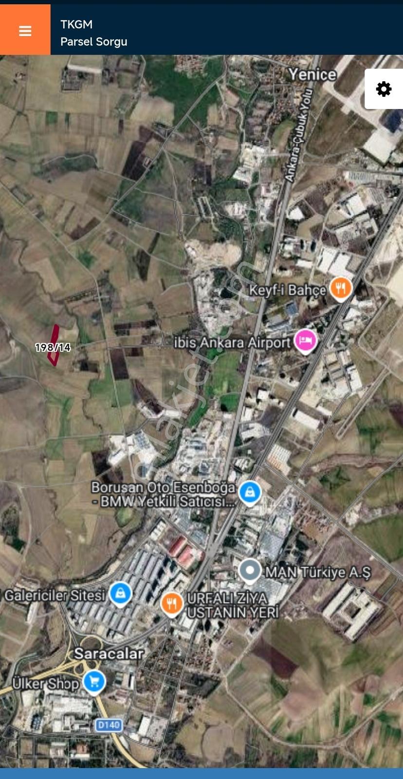 Esenboğa Yolu Yakını İmara Yakın Yüksek Kazanç Potansiyeli Tarla — fotoğraf 2