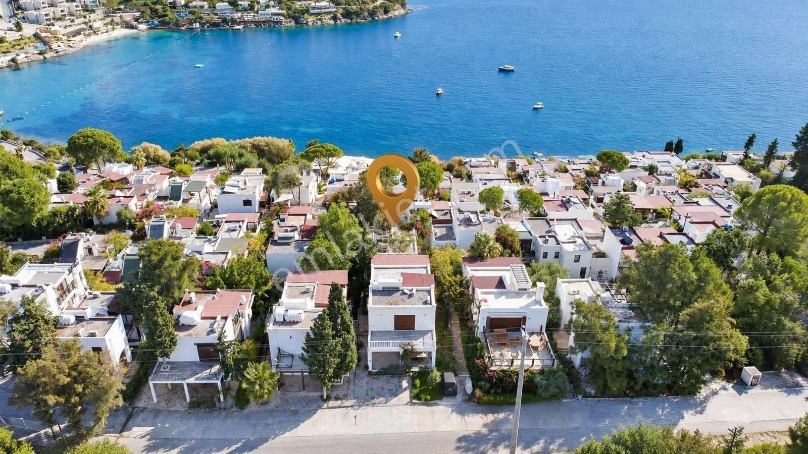 Bitez Aktur'da, Özel Plajlı Düz Ayak Konumlu 2+2 Alangülü Villa — fotoğraf 2