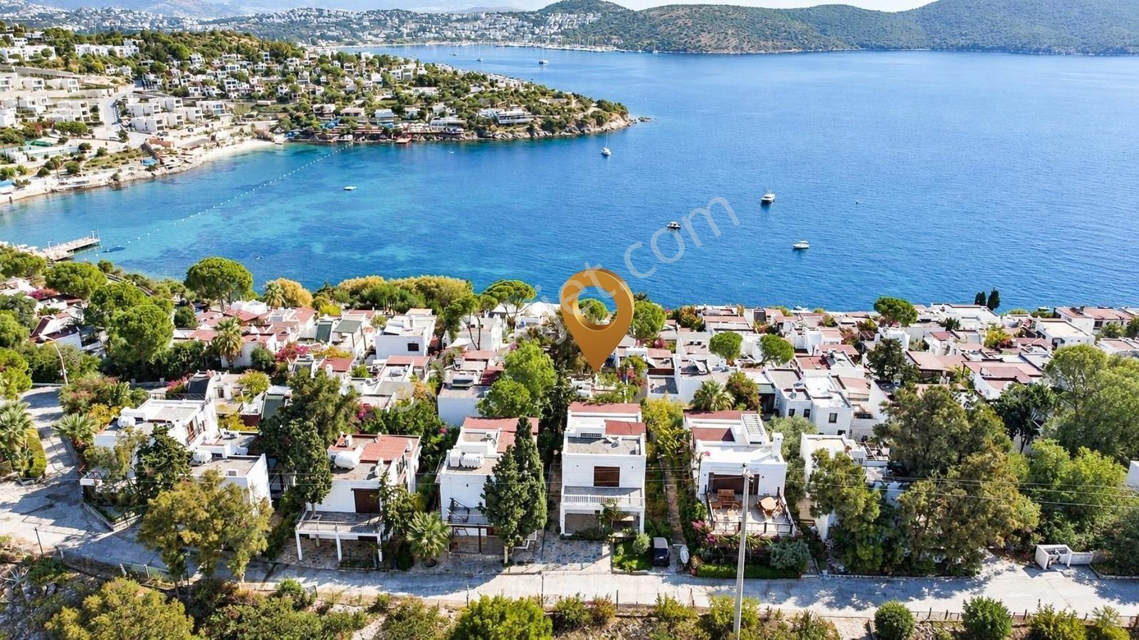 Bitez Aktur'da, Özel Plajlı Düz Ayak Konumlu 2+2 Alangülü Villa — fotoğraf 3