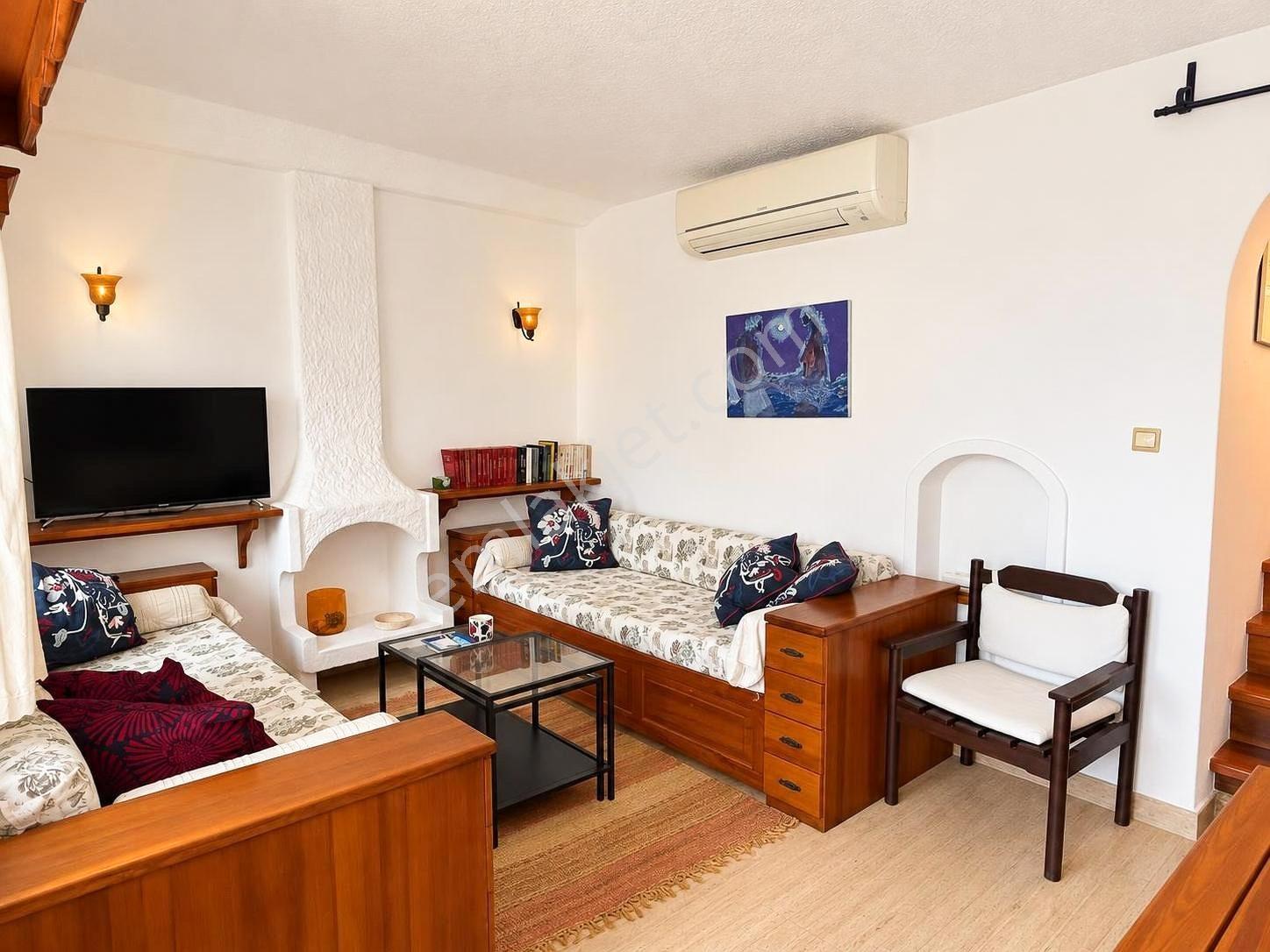 Bitez Aktur'da, Özel Plajlı Düz Ayak Konumlu 2+2 Alangülü Villa — fotoğraf 22