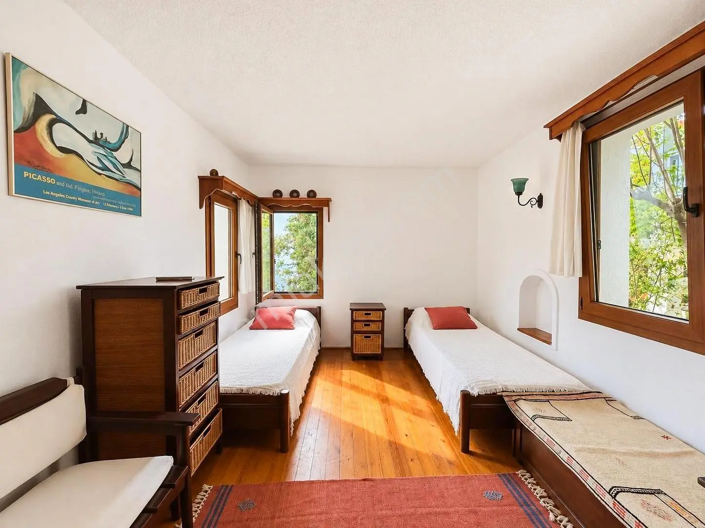 Bitez Aktur'da, Özel Plajlı Düz Ayak Konumlu 2+2 Alangülü Villa — fotoğraf 42