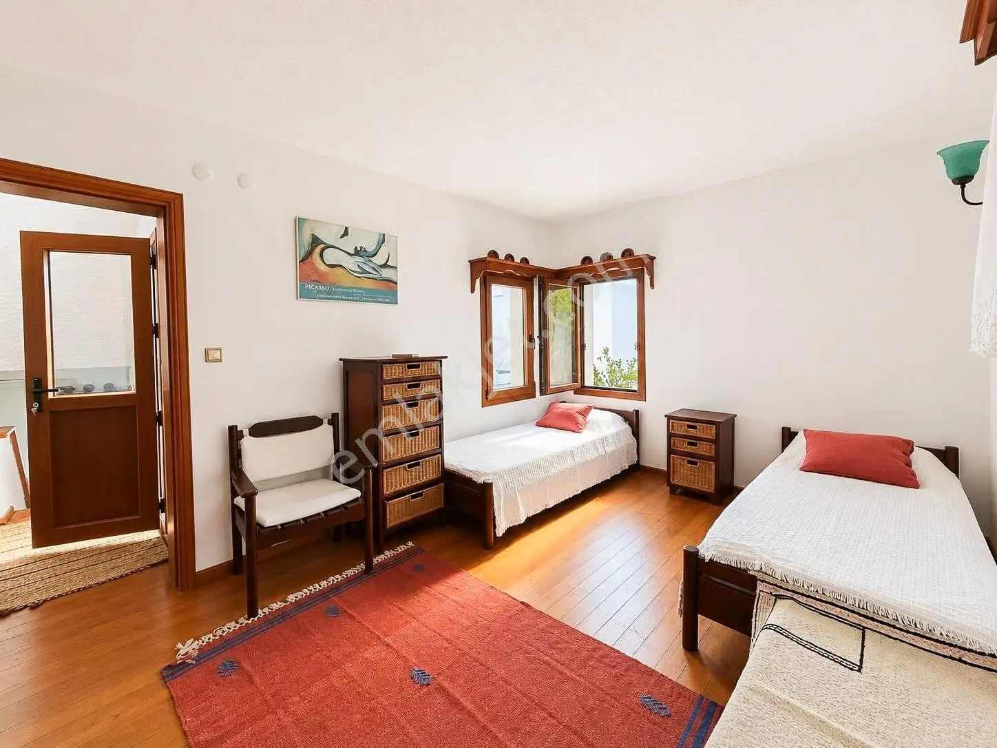 Bitez Aktur'da, Özel Plajlı Düz Ayak Konumlu 2+2 Alangülü Villa — fotoğraf 43