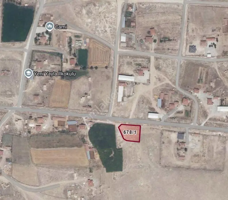 Konya Cihanbeyli Taşpınar-yeniyayla Mahallesi’nde 2.022 M² Müstakil Tapulu Konut İmarlı Arsa – Köşe — fotoğraf 2