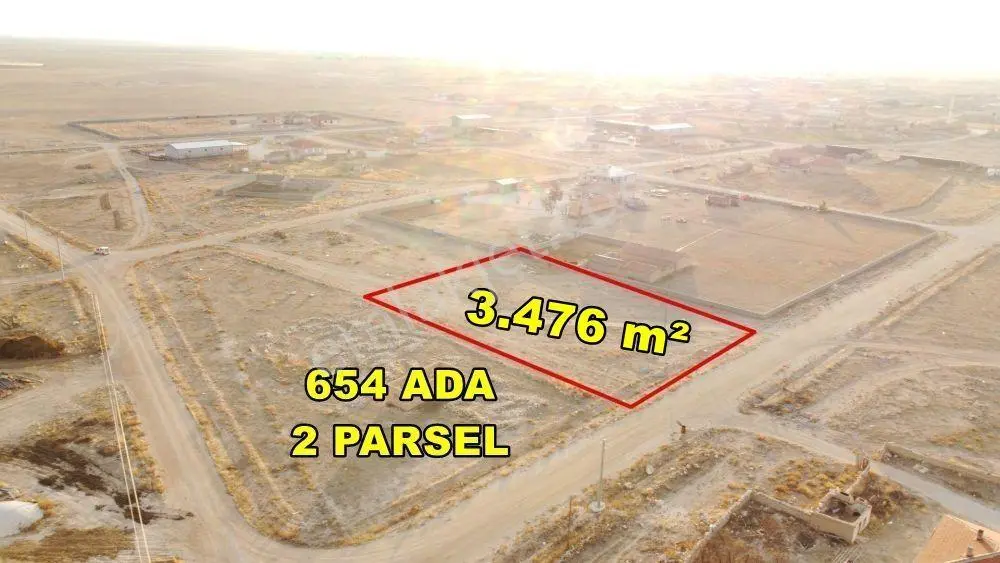 Konya Cihanbeyli Taşpınar-Yeniyayla 3.476 M² İmarlı Arsa