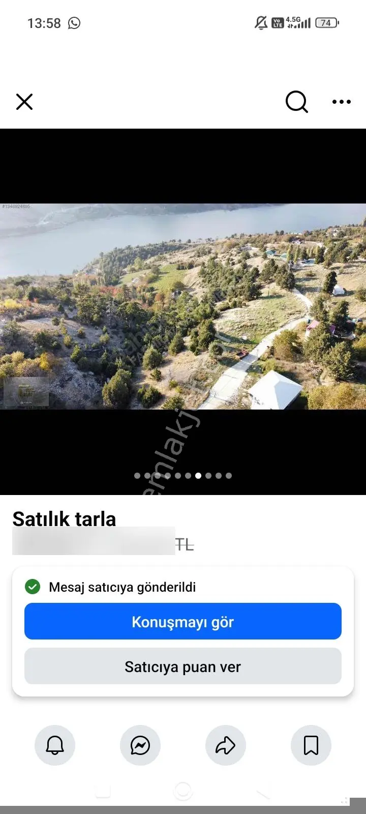 Aydın'emlaktan Mersin Erdemli Sorgun Çamlı'da Doğa Manzaralı 441 M² Satılık Arsa 480.bin — fotoğraf 5