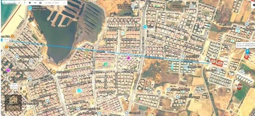 Kuşadası Güzelçamlı'da Satılık Villa İmarlı Arsa — fotoğraf 2