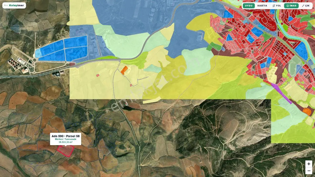 Bayburt Merkez Tuzcuzade 39.531 M2 İmar Yakını Üniversite Karşısı Fırsat Mülk — fotoğraf 2