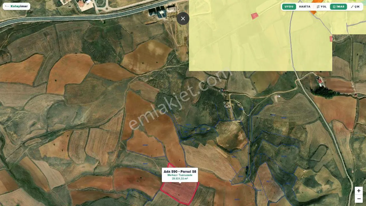 Bayburt Merkez Tuzcuzade 39.531 M2 İmar Yakını Üniversite Karşısı Fırsat Mülk — fotoğraf 3