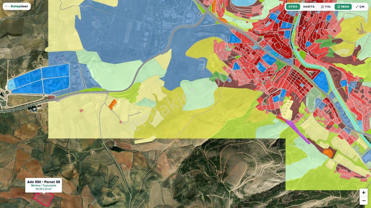 Bayburt Merkez Tuzcuzade 39.531 M2 İmar Yakını Üniversite Karşısı Fırsat Mülk — fotoğraf 7