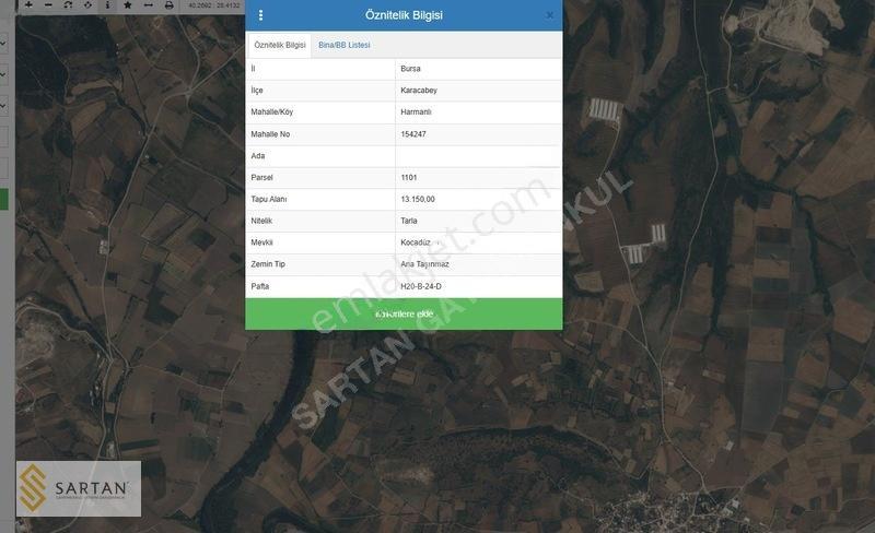 Karacabey Harmanlı 'da Satılık 13.150 M² Arsa - Teknosab Yakın — fotoğraf 2