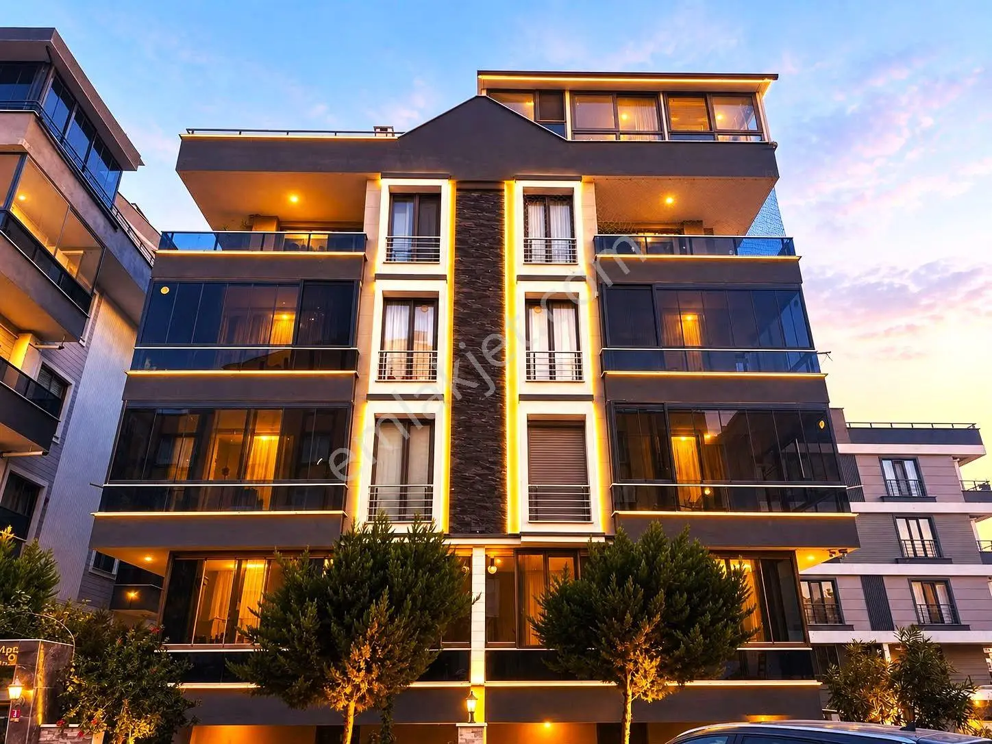 𝄞Melodi'Den Kapalı Otoparklı Ara Kat Ön Cephe Deluxe Yapıda 1+1 Doğalgazlı Daire