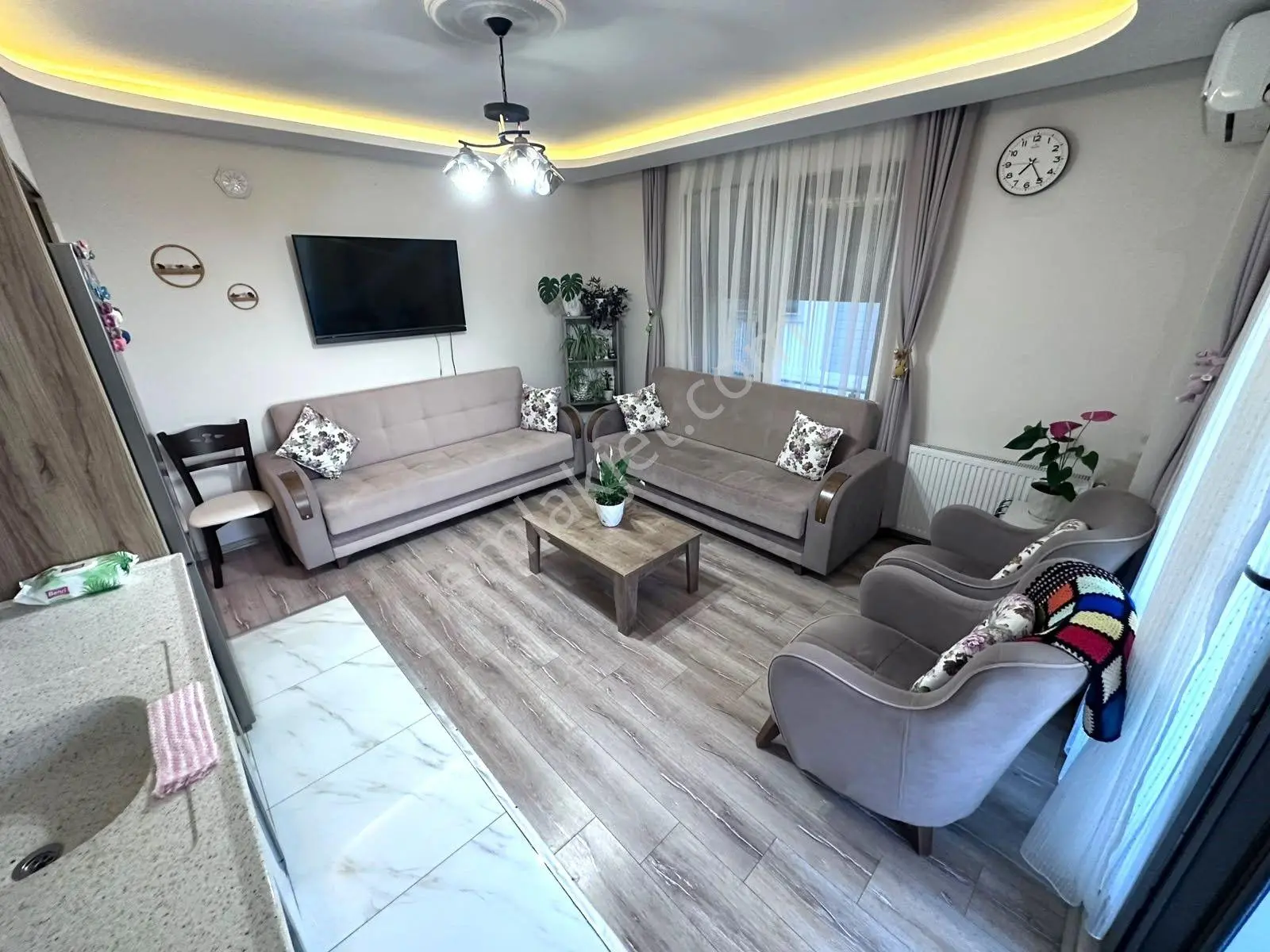 𝄞melodi'den Kapalı Otoparklı Ara Kat Ön Cephe Deluxe Yapıda 1+1 Doğalgazlı Daire — fotoğraf 30