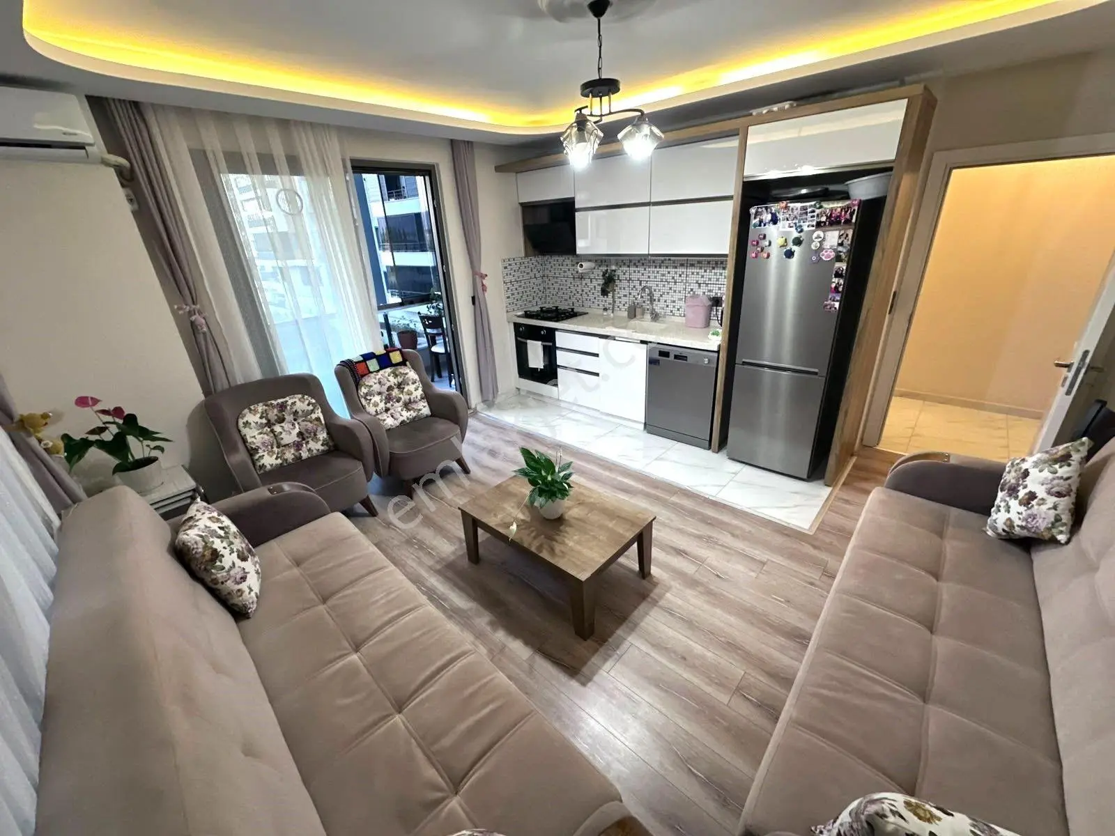 𝄞melodi'den Kapalı Otoparklı Ara Kat Ön Cephe Deluxe Yapıda 1+1 Doğalgazlı Daire — fotoğraf 31
