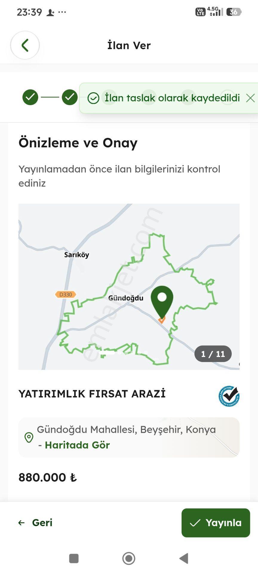 Beyşehir Yatırımlık Araziler — fotoğraf 7