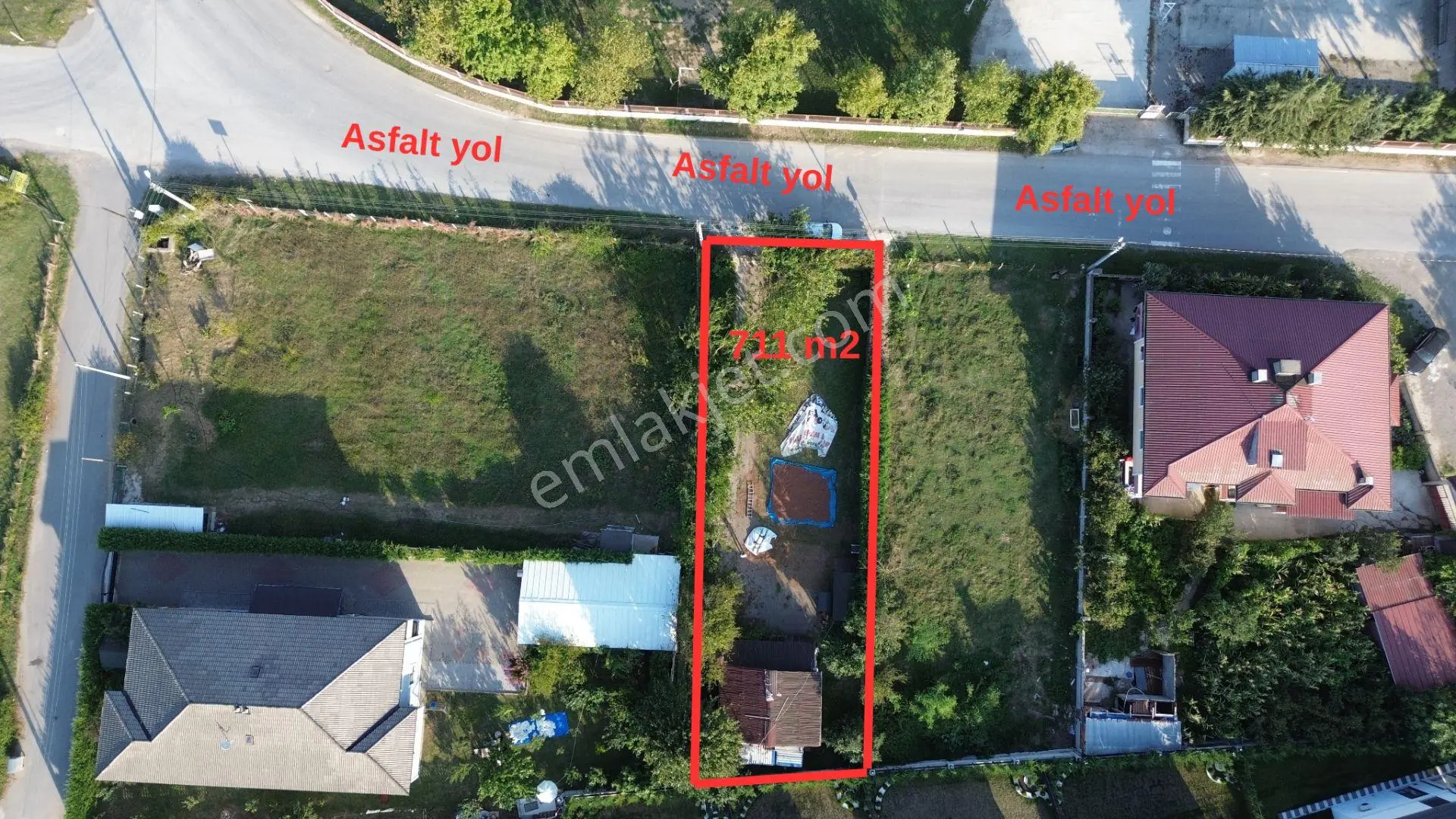 Arapçiftliği Asfalt Yola 16 M Cephe Fırsat 711 M2 Villalık Arsa — fotoğraf 2