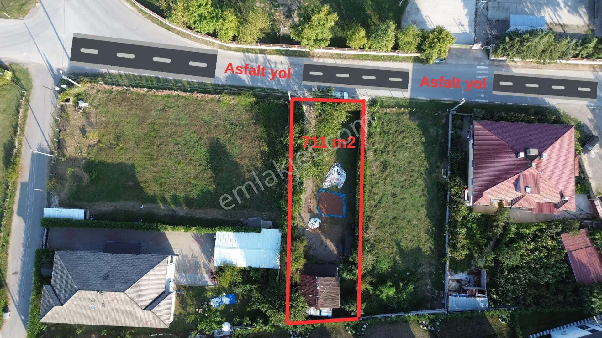 Arapçiftliği Asfalt Yola 16 M Cephe Fırsat 711 M2 Villalık Arsa — fotoğraf 6