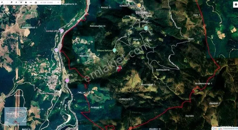 Osmangazi Gökçeören De Satılık 1540 M2 Tarla Tapu Kayıtlı Ev — fotoğraf 19