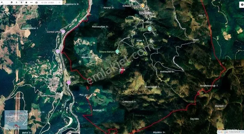 Osmangazi Gökçeören De Satılık 1540 M2 Tarla Tapu Kayıtlı Ev — fotoğraf 20