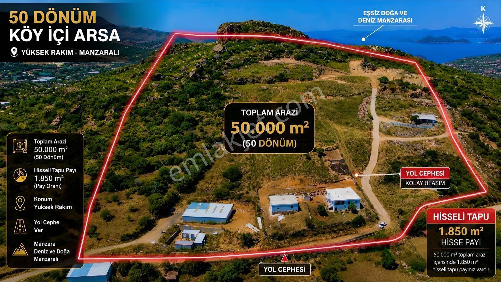 Turgutreis'te Kooperatif Hisseli 8.518 Mt2 Satılık Arsa — fotoğraf 3