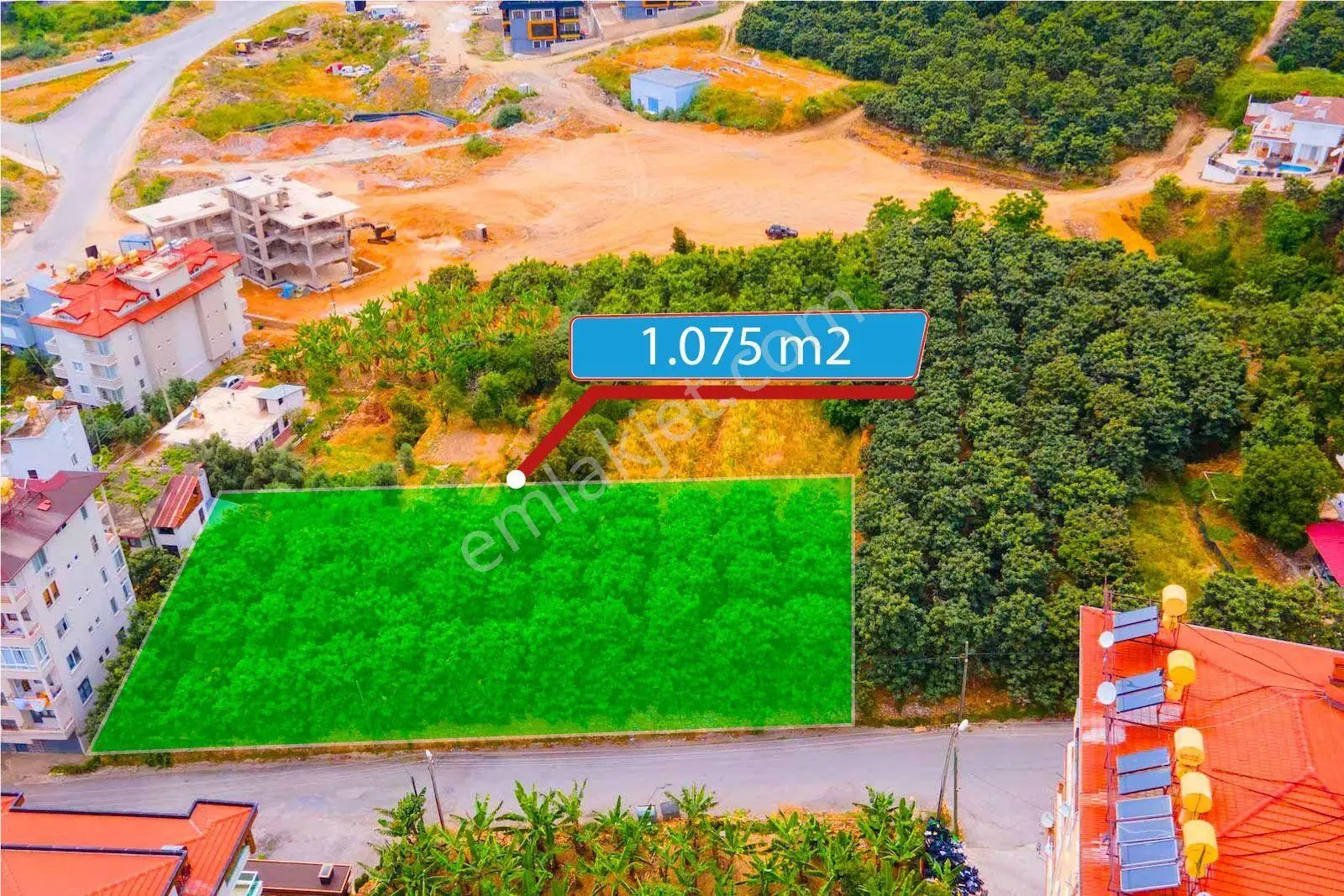 Alanya Cikcilli'de Deniz, Kale Ve Şehir Manzaralı Satılık Arsa — fotoğraf 2