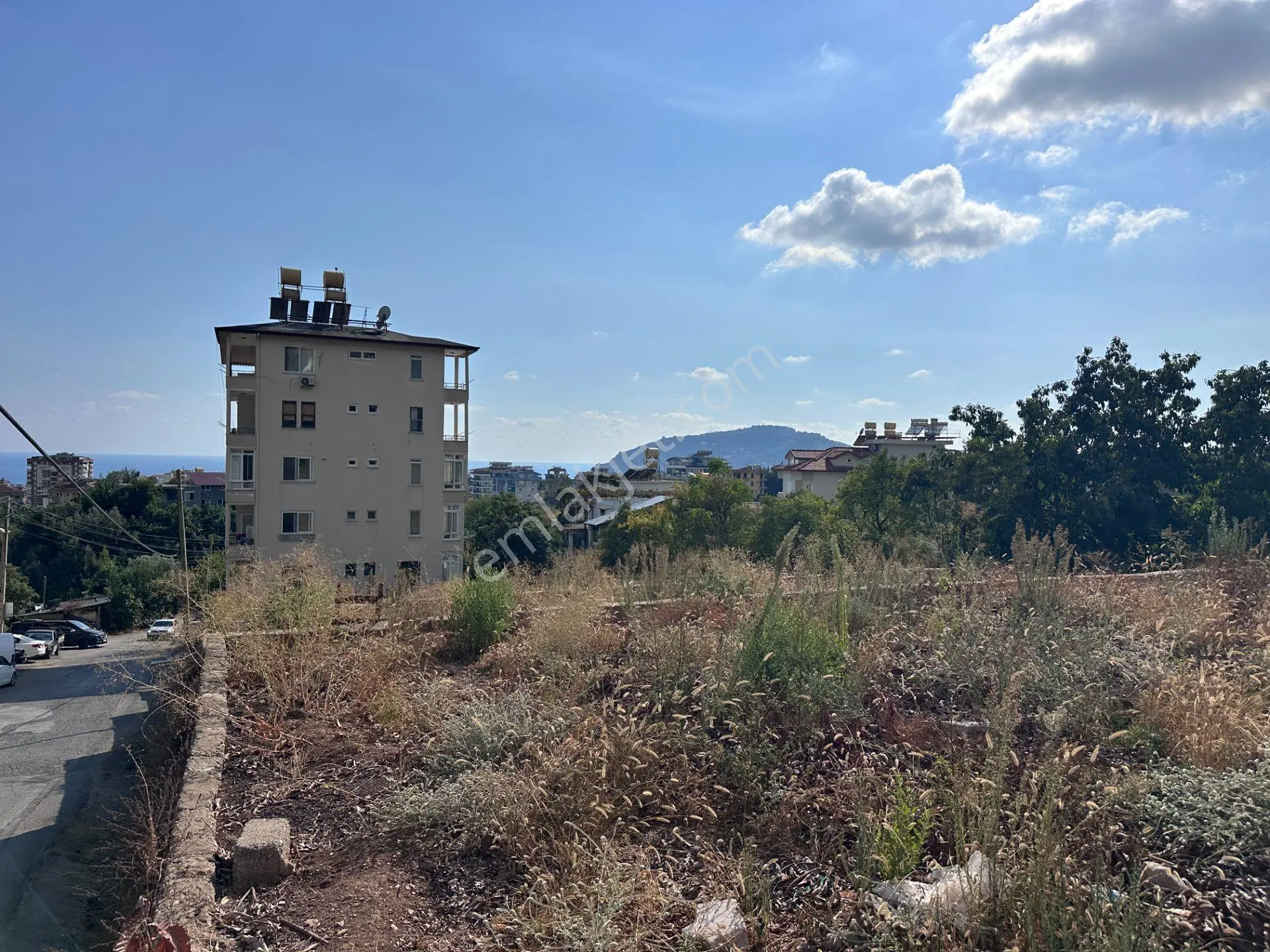 Alanya Cikcilli'de Deniz, Kale Ve Şehir Manzaralı Satılık Arsa — fotoğraf 4