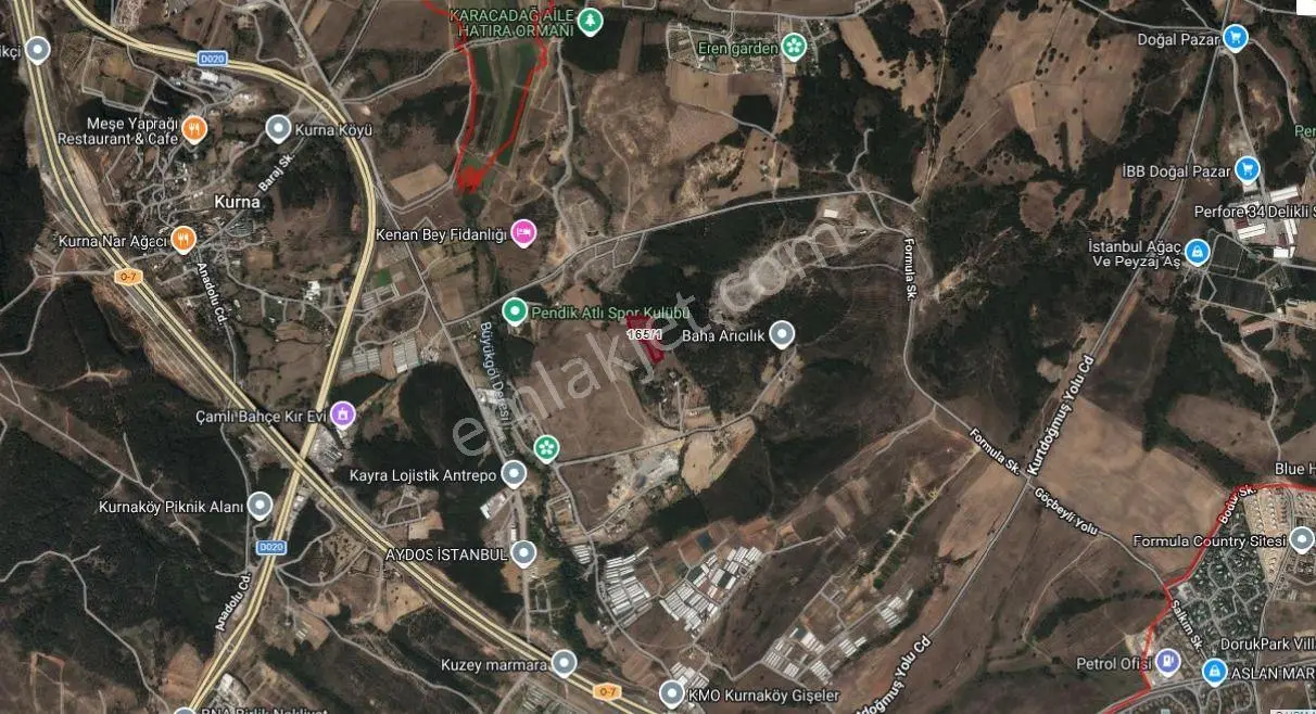 Mertcan'Dan Kurnaköy Yatırım İçin Fırsat Bahçe Nitelikli Tarla