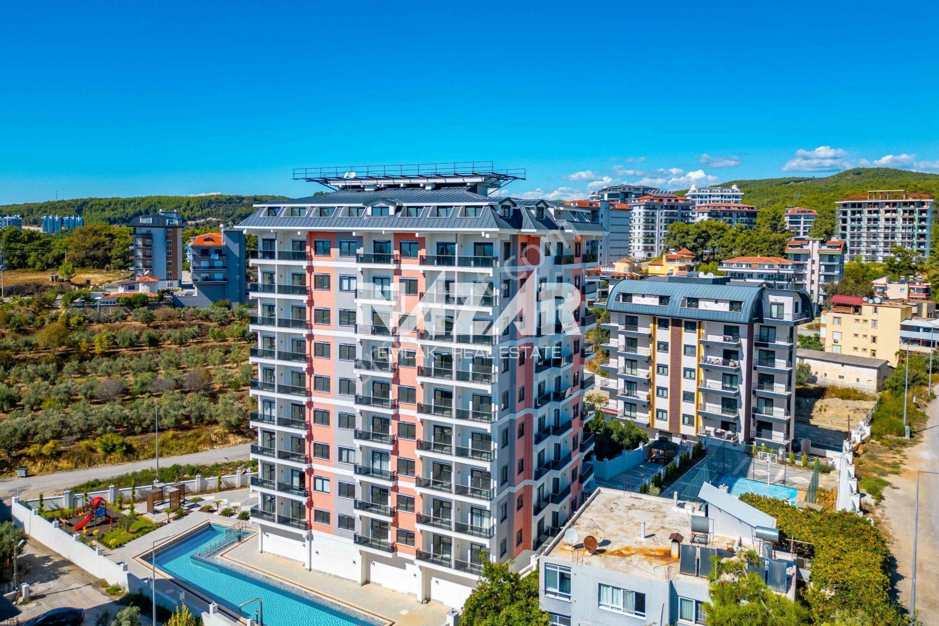 Alanya Avsallar’Da Skyland Rezidans’Ta Satılık 1+1 Daire - 45 M2
